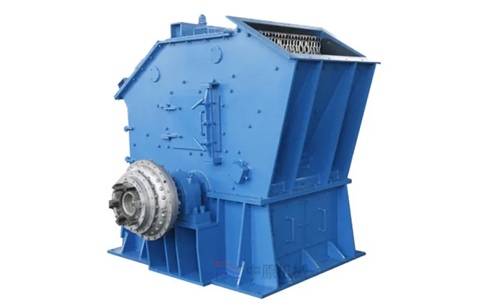 How does the impact crusher work